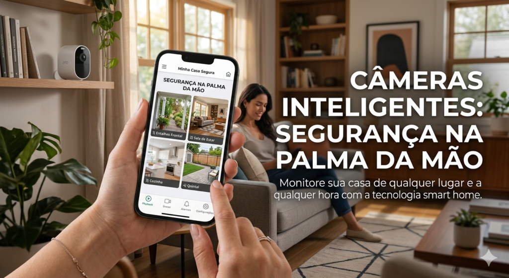 Câmeras inteligentes - segurança na palma da mão